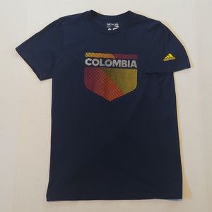 Colombia soccer Adidas graphic tee